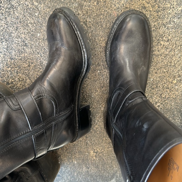 Leather COACH Boots with Buckles - Picture 4 of 6